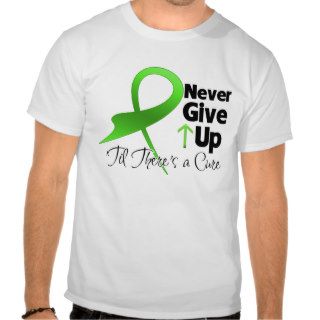 Lymphoma Cancer Never Give Up Tee Shirt