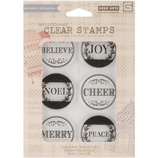 Hero Arts Clear Stamps 4"X6" Sheet Aspen Believe Hero Arts Clear & Cling Stamps