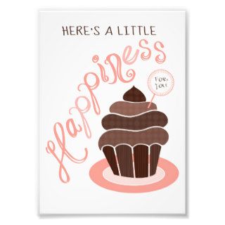 5x7   "Here's a Little Happiness" Photo Print