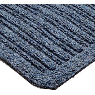 Notrax 161 Barrier Rib Entrance Mat, for Indoor Main Entranceways and Heavy Traffic Areas, 3' Width x 10' Length x 3/8" Thickness, Slate Blue