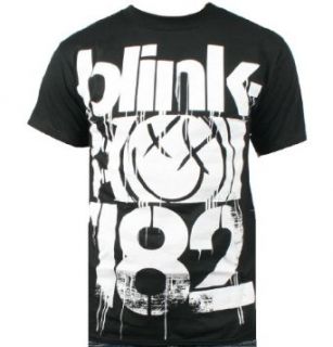 Hanes Men's Blink 182 (3 Bars) X Large Black Fashion T Shirts Clothing
