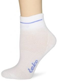 Teko Evapor8 Women's Ultralight Minicrew Socks (Ice/Della, Large) Sports & Outdoors