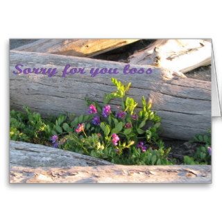 Sympathy   Sorry for your loss Card