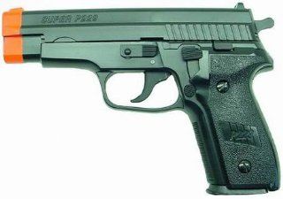Airsoft Gas Pistol Black Gas Blowback GBB 183 HFC  Sports & Outdoors