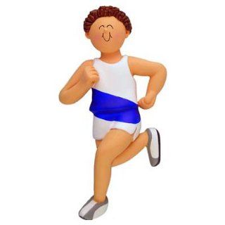 Ornament Central OC 165 MBR Male Runner Figurine   Decorative Hanging Ornaments