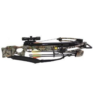 Chace Sun II 165 lb 375FPS 4x32 Scope Crossbow Package  Sports & Outdoors