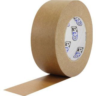 ProTapes Pro 185 Synthetic Rubber Heavy Duty Economical Kraft Flatback Paper Tape, 7 mils Thick, 60 yds Length x 3" Width, Brown (Pack of 1)