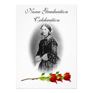 Nurse Graduation Celebration Florence Nightingale Invites