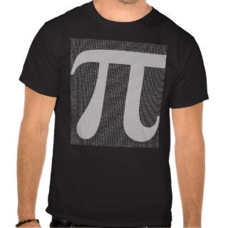 Pi to 10,000 decimal places tee shirts
