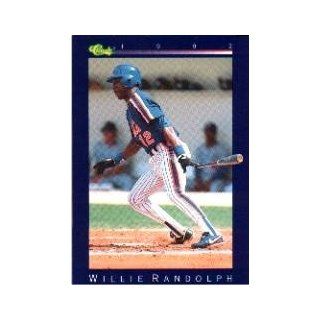 1992 Classic Game #169 Willie Randolph Sports Collectibles