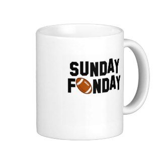 Sunday Funday with football Mugs