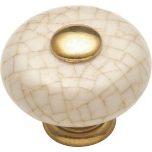 Hickory Hardware Tranquility 1 1/4 in. Vintage Brown Crackle Cabinet Knob P222 VC