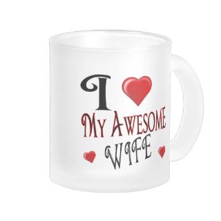 I Love My Wife Logo popular affordable Mug