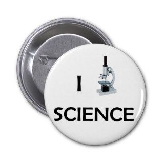 Love Science Microscope Pin