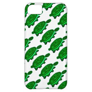 Cool White & Green Turtle iPhone Case For iPhone 5C