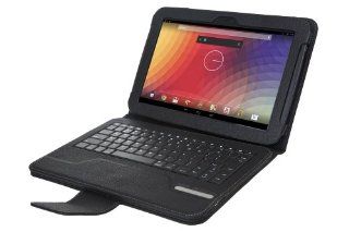 Poetic KeyBook Removable Bluetooth Keyboard Case for Google Nexus 10 Black (With Auto Sleep/Wake Function) (3 Year Warranty from Poetic) Computers & Accessories