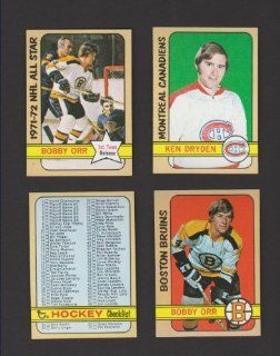 1972   73 Topps Hockey Complete Set 176 Cards Exmt to Nrmt Condition ORR , Hull, Dryden Sports Collectibles