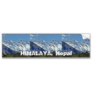 HIMALAYA   One of 1000 views NEPAL Bumper Sticker