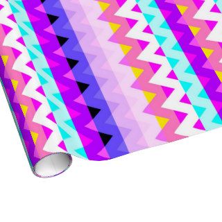 Mix #370   Pink Zigzag Wrapping Paper