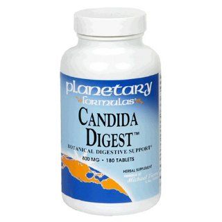Planetary Formulas Candida Digest, 800 mg, Tablets, 180 tablets (Pack of 2) Health & Personal Care
