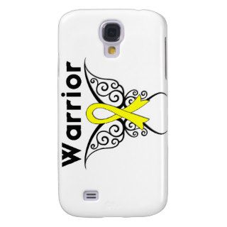 Bladder Cancer Warrior Tribal Butterfly Galaxy S4 Covers