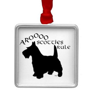 Scottie Dog Silhouette Ornament