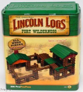 The Orihinal Lincoln Logs Fort Wilderness 206 Piece Building Set Toys & Games