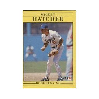 1991 Fleer #206 Mickey Hatcher Sports Collectibles