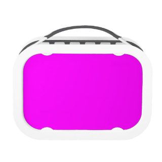Fuchsia Magenta Pink Solid Trend Color Background Yubo Lunch Box