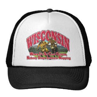 Wisconsin Dirt Bike Trucker Hats