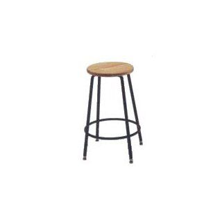 The String Centre String Bass Stool with Glides (Maple Seat Adjustable Black Legs) Musical Instruments