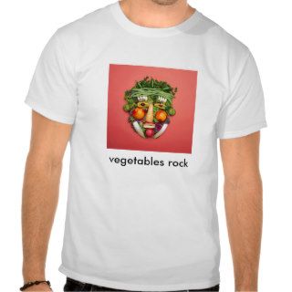 VegetableFace, vegetables rock Shirts