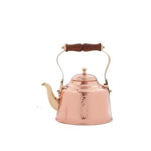 Old Dutch 2 qt. Solid Copper Hammered Tea Kettle with Wood Handle DISCONTINUED 869