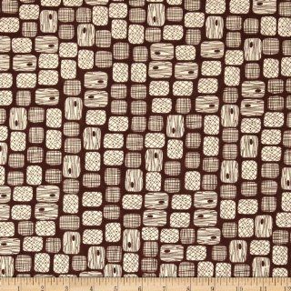 Moda S'More Love River Rocks Grizzly Bear Brown Fabric