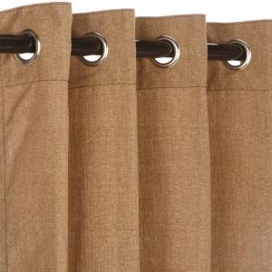 Pawleys Island 50 in. x 84 in. Grommet Top Curtain Linen Sesame CUR84SSGRS PI
