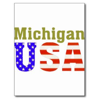 Michigan USA Post Card