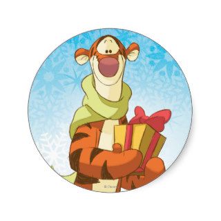 Tigger With Gift Stickers