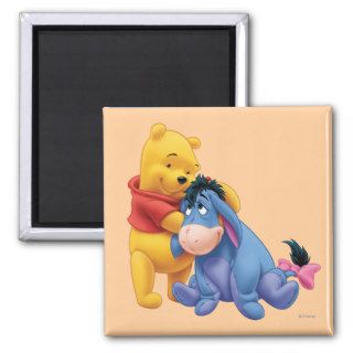 Winnie the Pooh and Eeyore Refrigerator Magnets