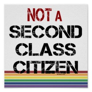 Not Second Class Citizen Posters