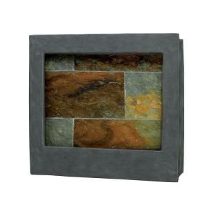 Kenroy Home Eagle Square Indoor 24 in. Wall Fountain DISCONTINUED 50236SL