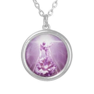 Rose pink flame of love jewelry
