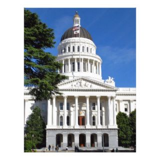 CA state capitol building   Sacramento Letterhead Template