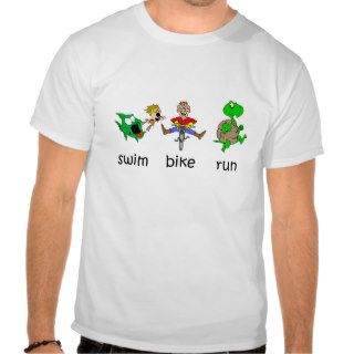 Swim Bike Run T shirt