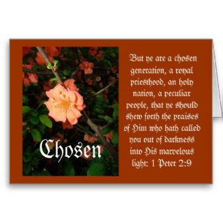 Chosen Greeting Card