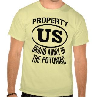 Property Grand Army Potomac Tshirts