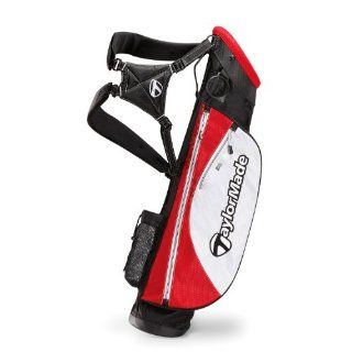 TaylorMade Quiver Carry Bag (Black/White/Red)  Golf Stand Bags  Sports & Outdoors