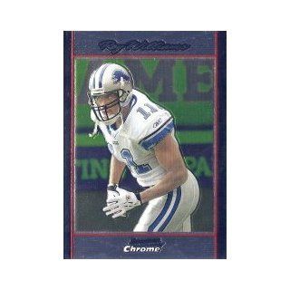 2007 Bowman Chrome #BC199 Roy Williams WR Sports Collectibles
