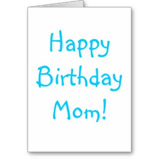 mom birthday card