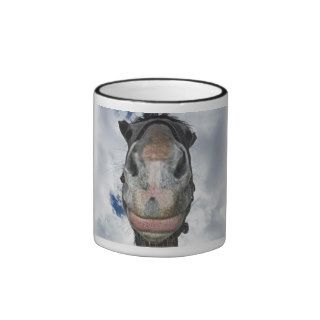 Horse Nose Knows Funny Smiling Horse Mugs
