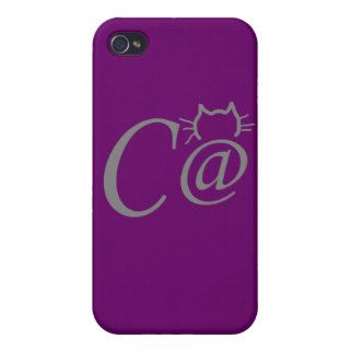 Text Symbol Cat iPhone 4 Case
